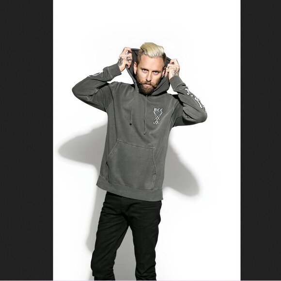 Blackcraft Cult Fiend - Unisex Pigment Dyed Hooded Pullover - Picture 5 of 7